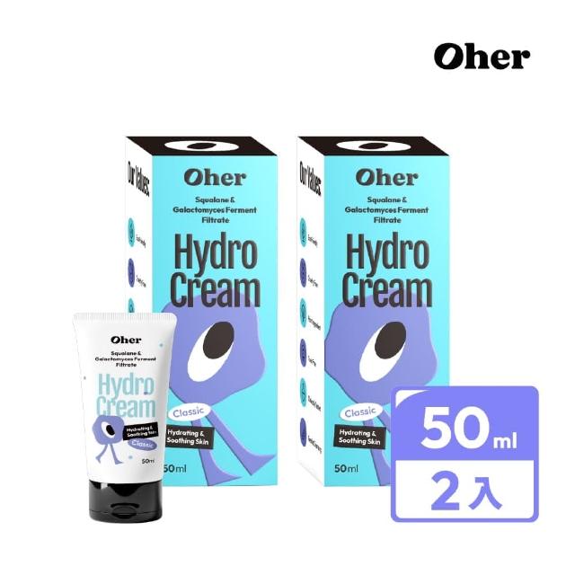 【Oher歐爾_官方直營】嬰幼童保濕霜50ml 1+1兩入組(角鯊烷、無矽靈酒精香精 台灣製保養品)