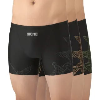 【arena】訓練款 男士 平口四角型 高彈耐氯 溫泉褲防尷尬 限量 春夏新款(AS5SWZ22M)