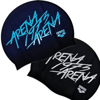 【arena】泳帽 舒適矽膠泳帽 防水耐用遊泳帽 男女長髮大號護耳泳帽(ASS4602)