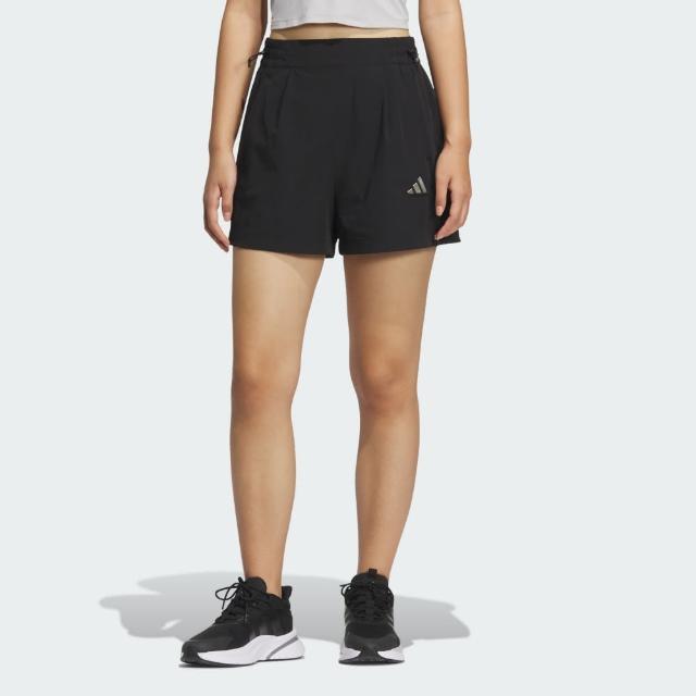 【adidas 愛迪達】MODERN TECH 運動短褲(JM8826 女款運動短褲 黑)