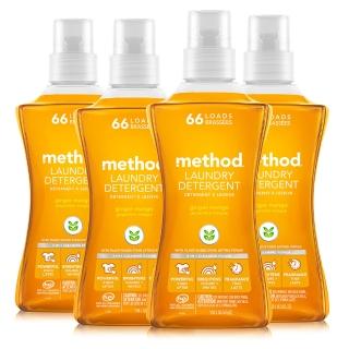 【method 美則】四倍智慧濃縮香水洗衣精-夏日甜心1580ml(質感衣物 散發豐盈香味)