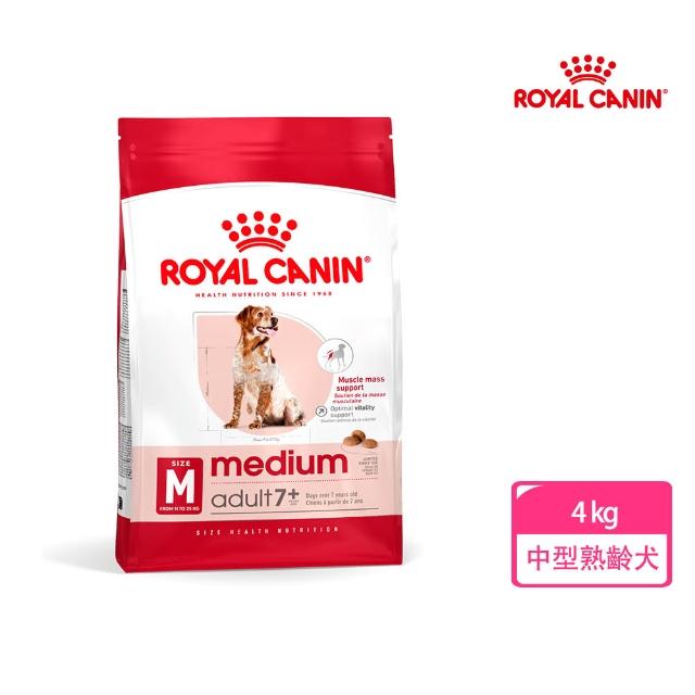 【ROYAL 法國皇家】中型熟齡犬7+專用飼料 M+7 4KG(狗乾糧 狗飼料)