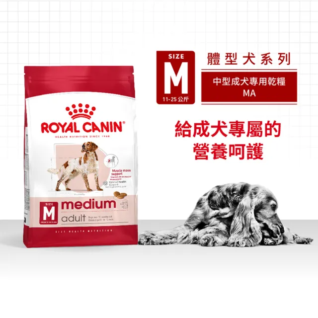 【ROYAL 法國皇家】中型成犬專用飼料MA 15KG(狗乾糧 狗飼料)