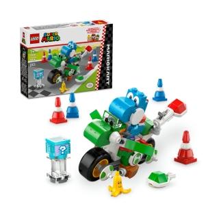 【LEGO 樂高】超級瑪利歐系列 72031 瑪利歐賽車-耀西摩托車(MarioKart 任天堂 兒童玩具 積木 禮物)