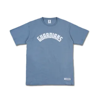 【富邦悍將】拱型隊名魔鬼氈短TEE(迷霧藍_S-3XL)