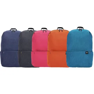 【小米】官方旗艦館 小米迷你雙肩包(活力橙/芭比粉/湖藍/玄青/曜石黑)