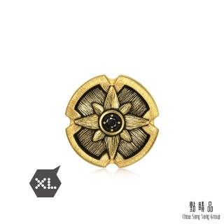 【點睛品】Charme XL 乘風領航 黃金黑鑽石串珠