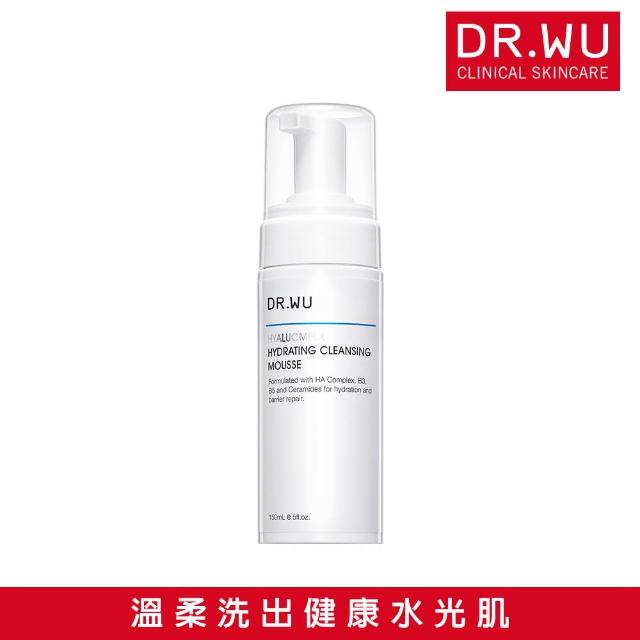 【DR.WU 達爾膚】玻尿酸保濕潔顏慕斯150ML*