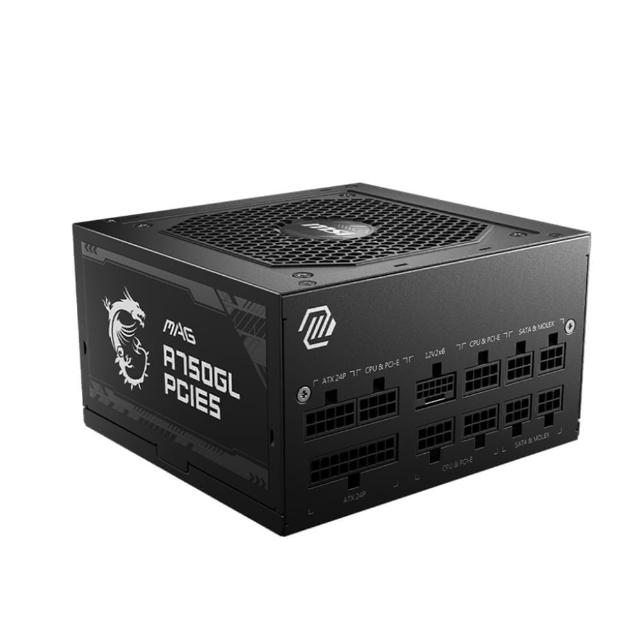 【MSI 微星】MAG A750GL PCIE5 80PLUS 750W 金牌 電源供應器