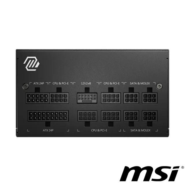 【MSI 微星】MAG A850GL PCIE5 80PLUS 850W 金牌 電源供應器