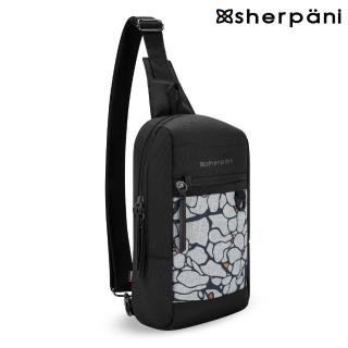 【Sherpani】母親節禮物 防盜多功能斜揹包-25I Metro AT 5L｜花紋(安全鎖 防割 防盜錄 環保)