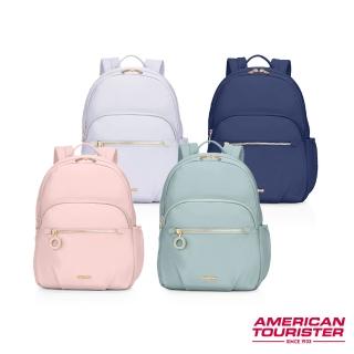 【AMERICAN TOURISTER 美國旅行者】ALIZEE AIMEE 日常休閒抗菌輕量筆電後揹包/女包/電腦包10吋(多色可選)