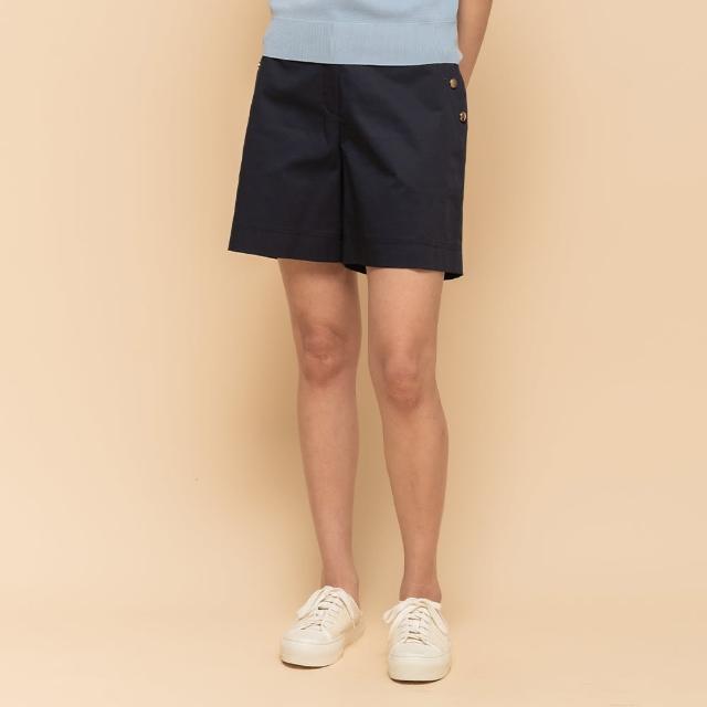 【perng yuh 芃諭名品】率甜自在 釦飾 柔棉短褲(2025 SS Collection｜4A春夏新品上市)