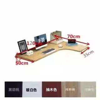 【H開源家居】折疊桌 餐桌 連壁桌 書桌 靠墻桌(120*70*50cm 配三個支架 輕松折疊 承重力強 預售15天)