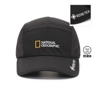 【國家地理服飾官方旗艦】經典 LOGO GORE TEX 露營帽 - 黑色