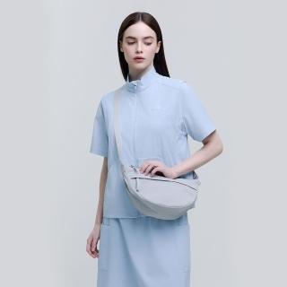 【國家地理服飾官方旗艦】ADELIE 弧形斜揹包 - 灰色