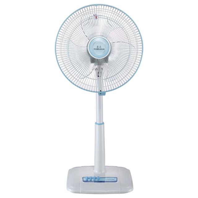 東亮 TL-1439 14吋立扇，臺灣原裝生產，提供三段風速調整與三片式風扇葉設計，適用 AC110V/60Hz 電壓，BSMI 安全認證 R63120，帶來高效涼風，適閤家庭辦公室使用，輕鬆擺脫悶熱。