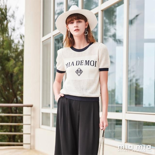 mia mia MIA DE MOI圓領短袖針織衫