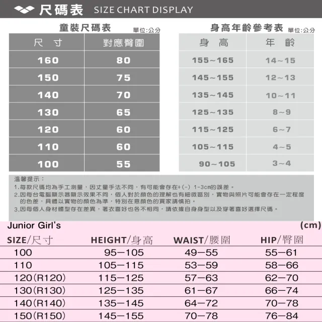 【arena】兒童泳衣 50週年紀念款 女連體女童三角中大童青少年訓練保守游泳衣 限量 春夏新款(TSF3550WJ)