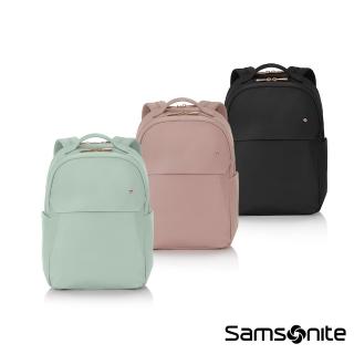 【Samsonite 新秀麗】VALERIE 時尚商務多功能輕量筆電後揹包/女包/雙肩包/電腦包14.1吋(多色可選)
