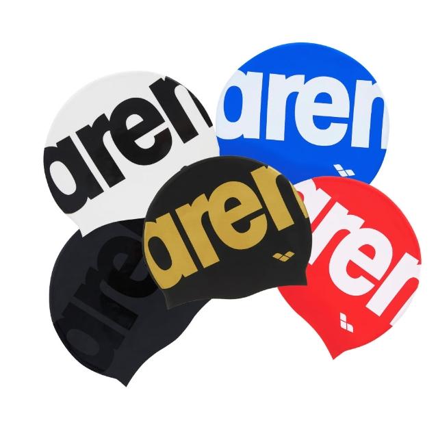 【arena】arena 矽膠泳帽 舒適矽膠泳帽 防水耐用游泳帽 男女長髮大號護耳泳帽(AMS0604)