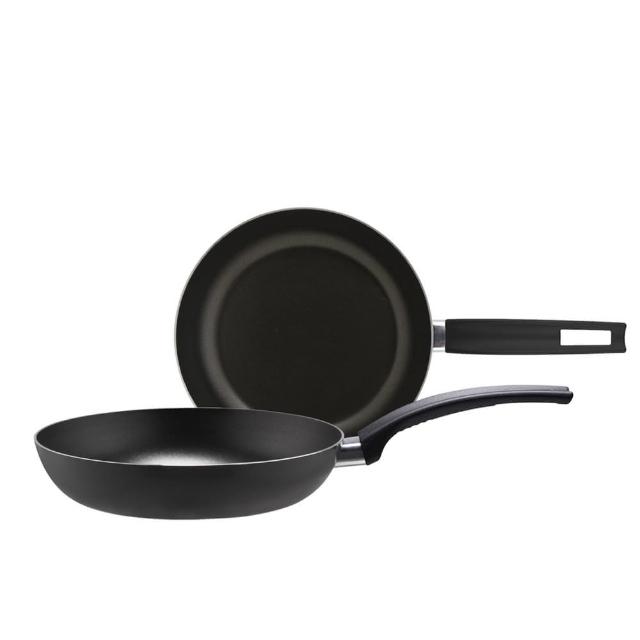【PIARDI】義大利PIARDI HOME VOLCANO系列 22CM 平底煎鍋 不沾鍋(不沾鍋 平底鍋 平底煎鍋  IH不適用)