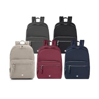 【Samsonite 新秀麗】KARISSA EVO 商務簡約時尚筆電後揹包/女包/雙肩包/通勤包/電腦包14.1吋(多色可選)