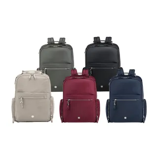 【Samsonite 新秀麗】KARISSA EVO 商務簡約時尚筆電後背包/女包/雙肩包/電腦包15.6吋(多色可選)