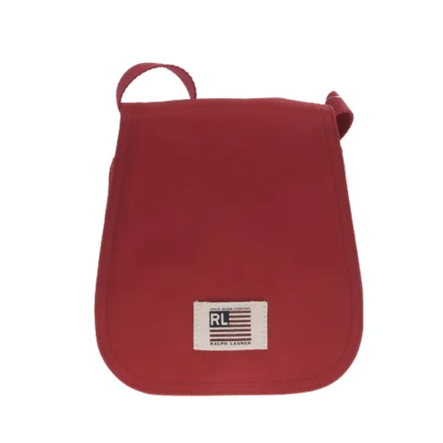 【RALPH LAUREN】俏皮輕巧小側背包(紅482ACB-RED)