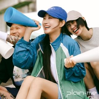 【plain-me】男女款 舒跑聯名防潑水輕量外套 CRV1140-251(男女長袖 藍 外搭 夾克 立領 輕薄 尼龍)
