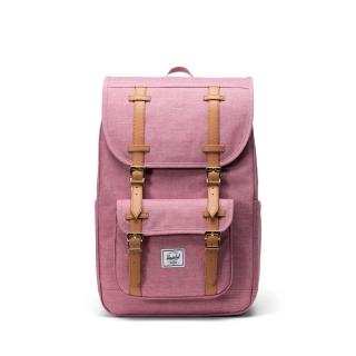 【Herschel】官方直營 後揹包 16吋筆電包 減壓肩帶 21L Little America(粉)