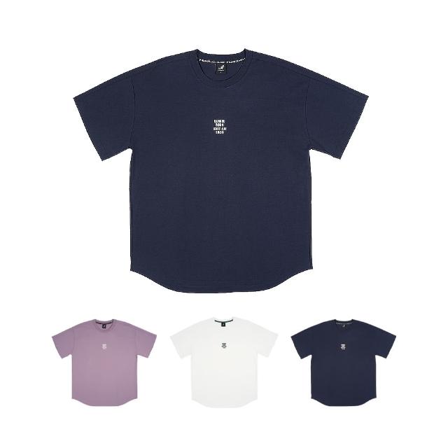【KANGOL】袋鼠 涼感弧形短T 65251025