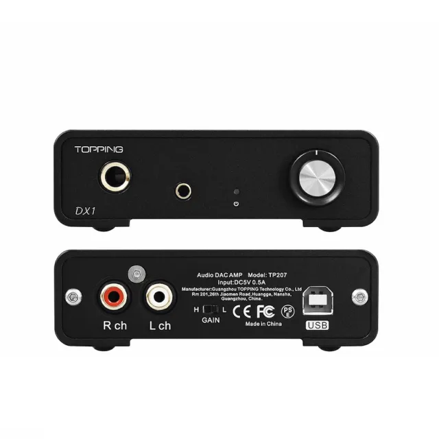 【TOPPING】DX1 音訊解碼器 DAC 耳機擴大機(公司貨保證)