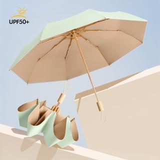【好拾選物】莫蘭迪清新雨傘/折疊傘/太陽傘(買一送一)