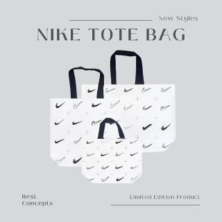 【NIKE 耐吉】線條 塗鴉 塗鴉勾勾 重複使用 小勾 提袋 外出袋 一組三個 防水 耐重(購物袋 手提袋 環保袋)