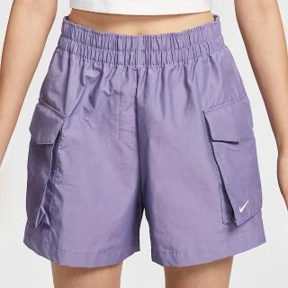 【NIKE 耐吉】AS W NSW ESSNTL WVN HR 5 CRGO 紫色 短褲 運動褲 休閒 女款(HM6983-527)