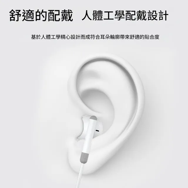 新版半入耳式耳機TYPE-C Lightning 3.5mm線控耳機USB-C雙耳降噪耳機(iphone 15/16適用)