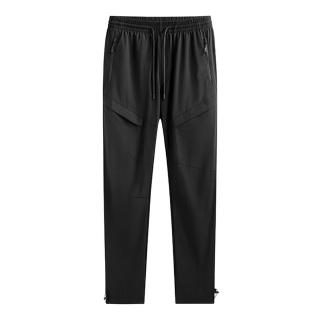 【米蘭精品】現貨+預購 工裝褲休閒長褲(清涼透氣寬鬆微彈男褲子2色74ks73)