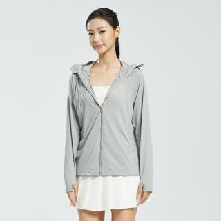 【米蘭精品】現貨+預購 最強抗UV防紫外線UPF50+涼感防曬外套速乾冰絲連帽外套SPF50+(女防曬衣4色74ks67)