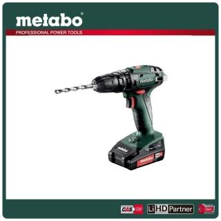 【Metabo】18V鋰電震動電鑽套組2.0Ah套裝組隨附攜帶箱(SB 18 SET)