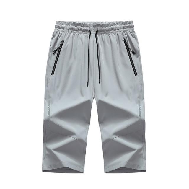 【米蘭精品】現貨+預購 工裝褲休閒短褲(簡約夏季透氣彈力男褲子6色74ks95)