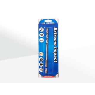 【KING TONY】專業級工具 雙溝六角柄不鏽鋼鑽頭5.4mm KT7E12154 1(KT7E12154)