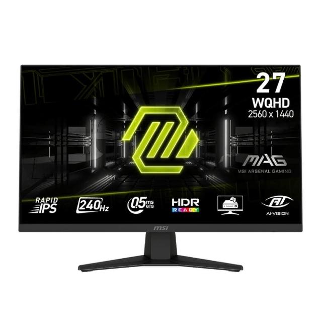 【MSI 微星】MAG 274QF X24 27型 Rapid IPS 2K 240Hz 電競螢幕(WQHD/0.5ms)