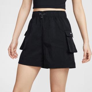 【NIKE 耐吉】AS W NSW WVN HR SHORT GCEL 黑色 短褲 運動褲 休閒 女款(IF0611-010)