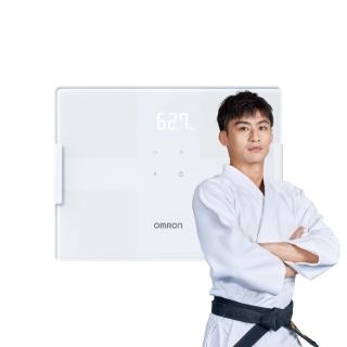 【OMRON 歐姆龍】藍芽電子體重計/體脂計 KRD-503T 柔道國手 楊勇緯推薦(白色)