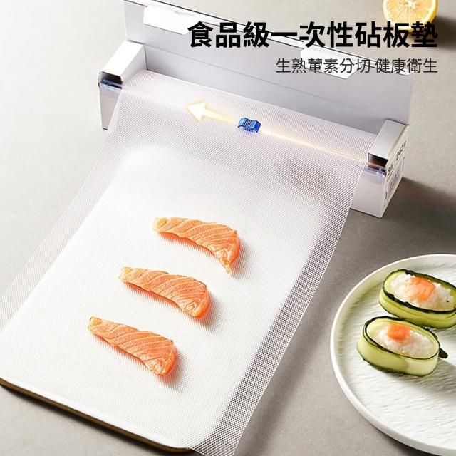 【媽媽咪呀】日本食品級一次性砧板墊1入(拋棄式砧板墊 餐墊 露營野餐食物墊 菜板墊 日式料理墊)