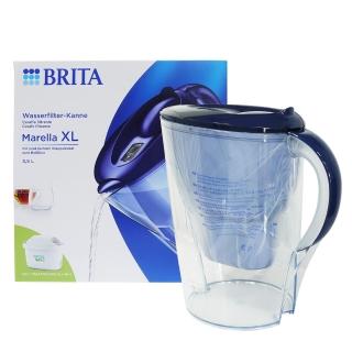 【BRITA】歐洲原裝進口Marella XL FILTER WITH MAXTRA PRO濾水壺3.5L+PRO濾芯1入(共1壺1芯/原裝平輸)
