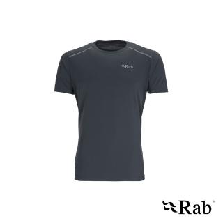 【RAB】Force Tee 圓領短袖透氣排汗衣 男款 鯨魚灰 #QBL05