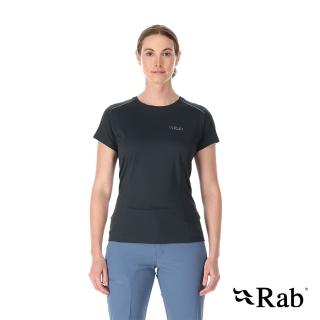 【RAB】Force Tee Wmns 圓領短袖透氣排汗衣 女款 鯨魚灰 #QBL06
