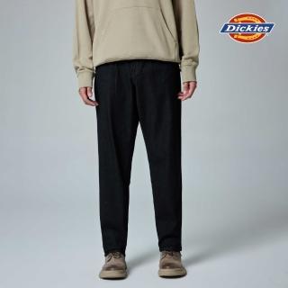 【Dickies】男款黑丹寧多口袋燈籠褲型設計舒適休閒長褲｜DK0A87GXG29